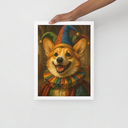 The Royal Jester — Custom Pet Portrait