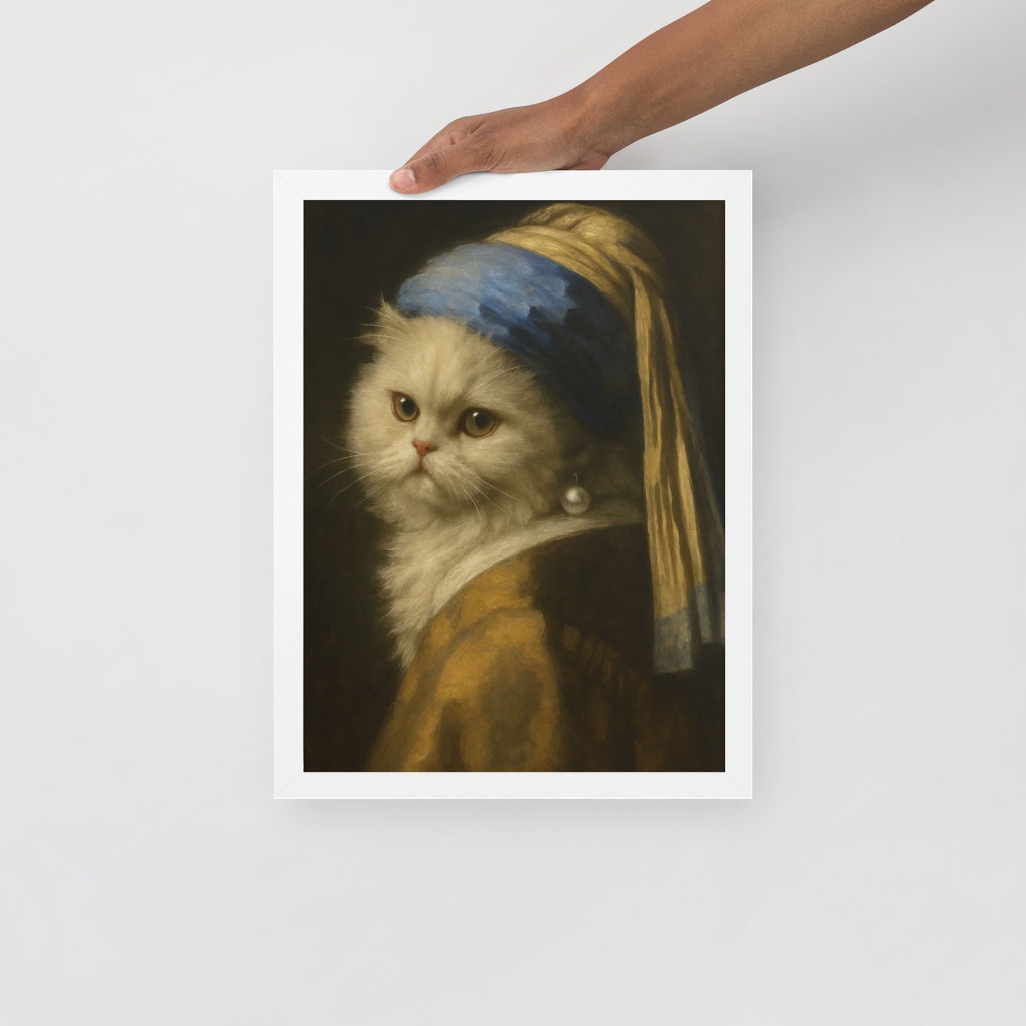 Girl with a Pearl Earring — Custom Pet Portrait