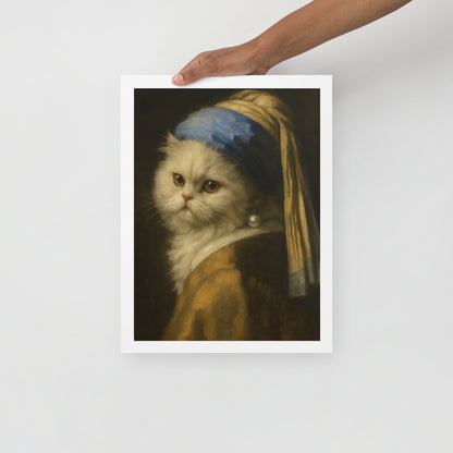 Girl with a Pearl Earring — Custom Pet Portrait
