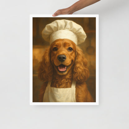 The Chef — Custom Pet Portrait