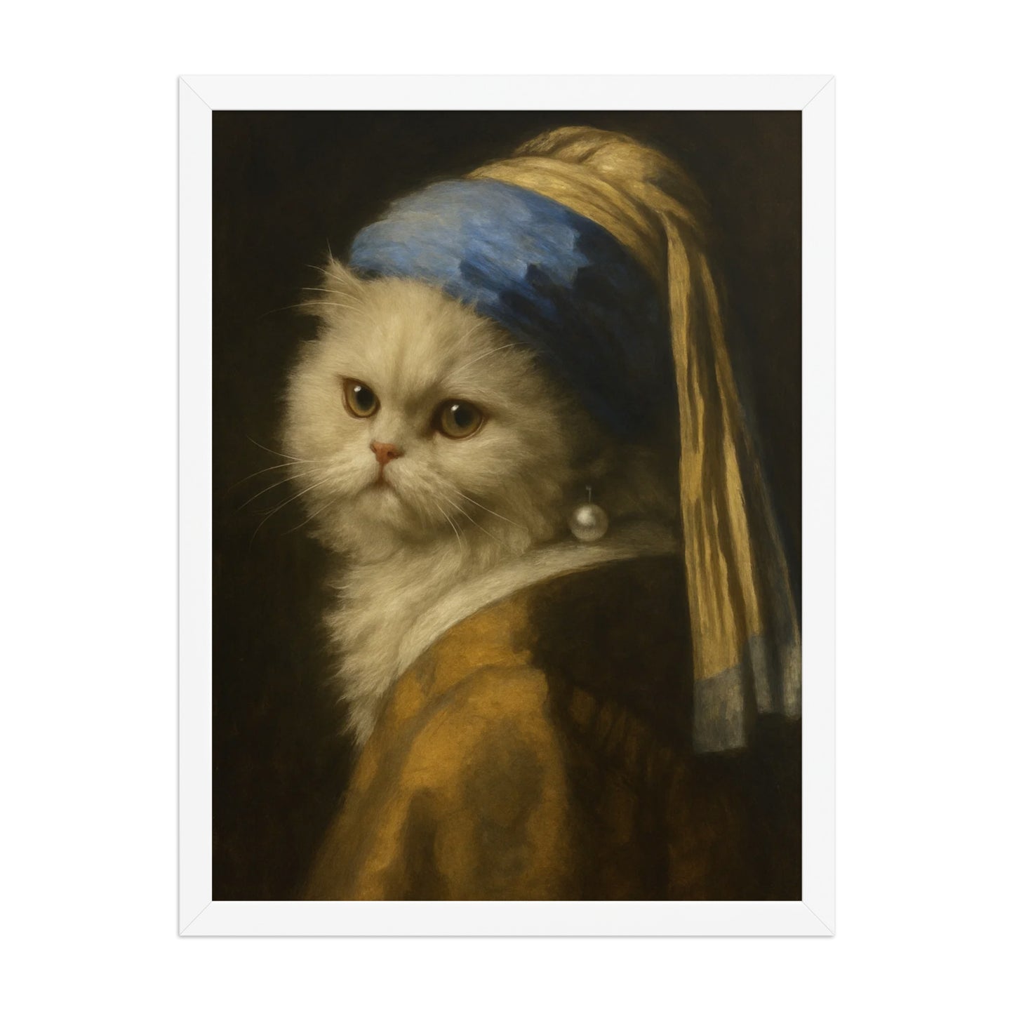 Girl with a Pearl Earring — Custom Pet Portrait