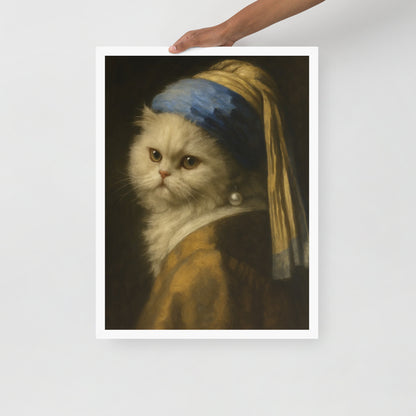Girl with a Pearl Earring — Custom Pet Portrait