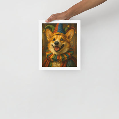The Royal Jester — Custom Pet Portrait