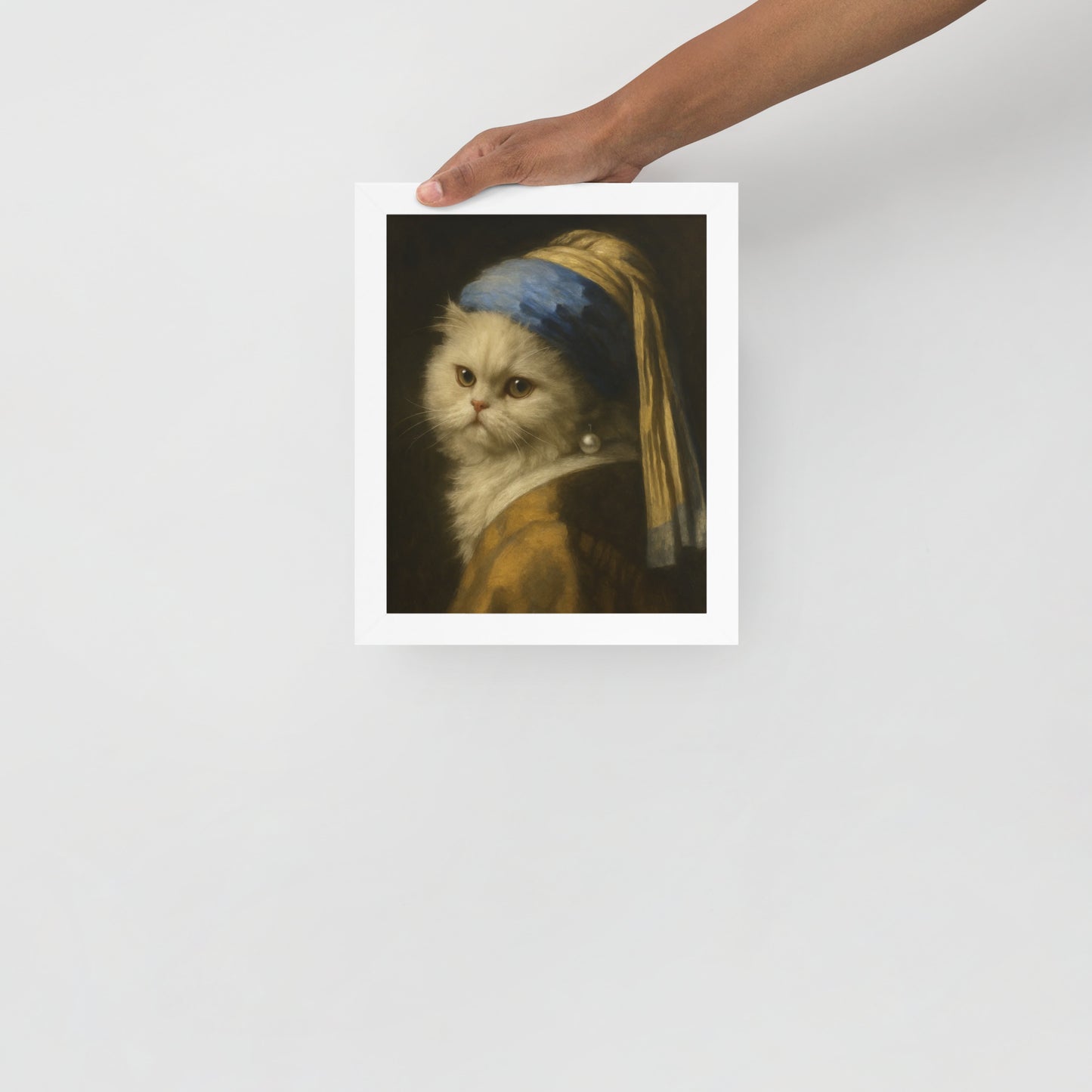 Girl with a Pearl Earring — Custom Pet Portrait