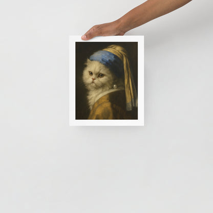 Girl with a Pearl Earring — Custom Pet Portrait